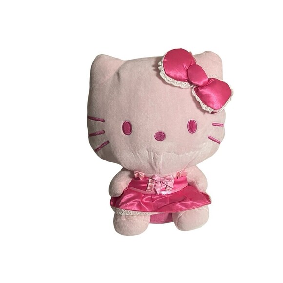Sanrio HKT0027 12 inch Pink Monochrome Plush - Hello Kitty and Friends, Pink Toy - Picture 1 of 13